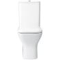Bathstore Scene V19 Standard close toilet seat and cover with fittings 558655 white 4016959180164