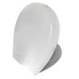 Cersanit Arteco Polypropylene Rounded Toilet Seat With Standard Closure K667-011-White
