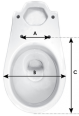 Siamp Vence Toilet Seat and Cover  Soft closing 95900510 Vence Premium 3247230076451