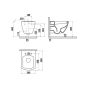 Creavit tetra Toilet seat and cover  TP326 Soft Close 1