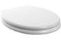 Benita Soft Close Toilet Seat - Wooden Satin White Ash