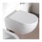 Flaminia Qkcw03 Quick slow-acting thermosetting seat White