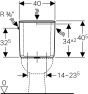 Geberit 128.317.11.5 AP128 dual-key Toilet Cistern  tank