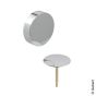 Geberit 150221211 Ready-To-Fit Set for bathtub Drain with Handle 150.221.21.1