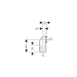 Geberit 367.792.16.1 Bend with connector WC 367792161