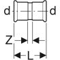 Geberit Mapress Carbon Steel coupling 51068