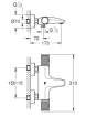 Grohe 34833000 GRT 1000 Performance THm Bath Exp F