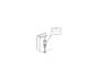 Gustavsberg Basic WC toilet bowl flushing valve sealing ring, GB19299002600