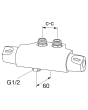 GUSTAVSBERG Nautic GB41205427 Shower faucet Nautic - thermostat, 40 c-c