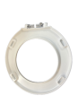 HATRIA YOU AND ME SEAT AND COVER WITH SOFT CLOSE HINGES 00YXXZ01 WHITE *Seat only* Non returnable*
