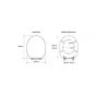 HUDSON TOILET SEAT WITH SOFT