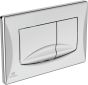 Ideal Standard Solea WC plate R0109AA 245x19x165mm, mechanical, chrome