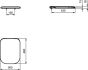 Ideal Standard Tonic II WC Seat and Cover with fittings White 4015413062084