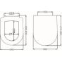 Japar Yeni Astra Toilet seat and cover J50307