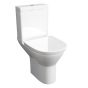 Kartell K-Vit Project Round Back to Wall Toilet & Soft Close Seat - White POT870