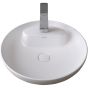 Memoria Round Bowl, 50 cm, Matt White
