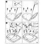 Villeroy en Boch O.Novo Vita 92188000 buffers round and oval 409519-MTSA133A
