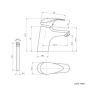 Nabis Alia monobloc bath filler tap A05407 Chrome 1