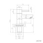 Nabis Circo hot and cold bath taps A05411