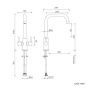 Nabis Idro monobloc kitchen tap B08927