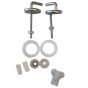 Nabis Pride Standard Close Toilet Seat Hinges Chrome 552414