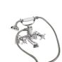 Nabis Regal bath mixer tap  diverter with lever - Chrome