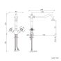 Nabis Regal traditional french style mono kitchen tap B08921