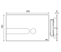 OLI IPLATE MECHANICAL CONTROL PLATE WHITE 670001