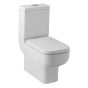 OPTIONS 600 SOFT CLOSE SQUARE TOILET SEAT AND CVOVER STYLE POT0840P