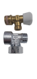 AlcaDrain Angle valve with T piece P167-ND