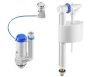 Roca 822504200 Double Flush Lower Feed Mechanism Complete Set, Chrome NEW