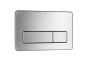 Roca In-Wall PL3 DUAL - Vandal-proof stainless steel dual flush operating plate for concealed cistern A890097004
