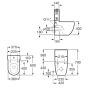 Roca Meridian N compact soft close seat Supralit A8012AC00B