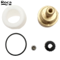 The Roca A525017503 is a recessed bath/shower cross mount designed for use with the Roca T-500 V2N handle. This model is compatible with the T500, T1000, and L90 series, as well as the Victoria range. It features a sleek design that integrates seamlessly 