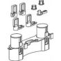 Geberit / Sanit Pneumatic control lifting unit SAN0509500