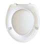 Celmac / Wirquin Rondo Standard Close Toilet Seat & Cover With Stainless Steel Hinge Bottom Fix White SRD18WH