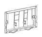 Fixation set for ZONE MODE TREND ISO push plate brackets used with Slimline/1180mm or newer 820/980 (ABSP-20-0116)