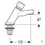 Twyford Sola Non Concussive Tap (Single) SF2252CP