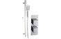Square Shower Pack 8 - Rhomba Slim Plate Single Outlet & Riser Kit