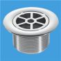 McAlpine 85mm Shower Trap Grid Chrome Plated Plastic STW85CP