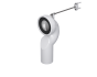 SWAN NECK WC PAN CONNECTOR Ø 90 OUTLET 11-0046