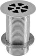 Twyford Longtail waste fitting slotted WF4345CP