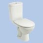 Twyford Refresh - seat and cover with stainless steel hinges RE7815WH / 5024959354750