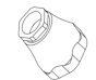 Valve Cover ONLY for crosshead kitchen tap B0910