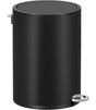 Vitra Base 200 Trash Can  5 Liter  Matte Black A4415136