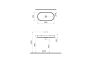 VITRA Memoria Oval Wash Basin (80 cm) M58000002000 White 