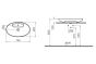 Vitra Memoria Oval White Wash Basin (75 cm) 5881B403-0041