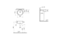 Vitra Matrix Halfmstand Sink 45 cm 5146B003-0001