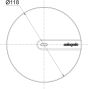Wirquin 30723383 Slim + CP Plated ABS Dome Only new