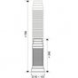 WIRQUIN Expandable toilet pipe 712600010